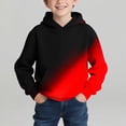 thumbnail image 1 of NAISIBABY Boys Pullover Hoodies (3-14T), Long Sleeve Cool Graphic Loose Fit Kids Casual Fashion Sweatshirt Red 8T, 1 of 7