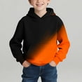 thumbnail image 1 of NAISIBABY Boys Pullover Hoodies, Loose Fit Long Sleeve Cool Graphic Kids Casual Fashion Sweatshirt Orange 11T, 1 of 7