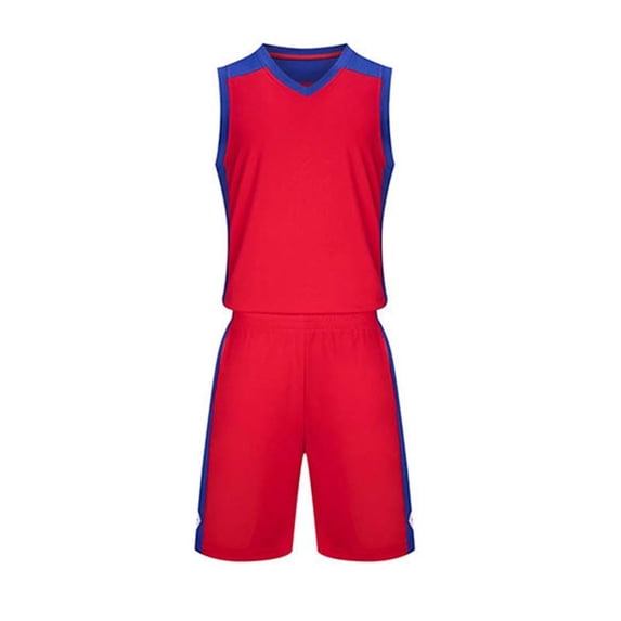 NAISIBABY Boys Shorts Activewear, Basketball Football Tank Tops Sets 2-Piece Quick Dry Breathable Performance Outfits Red Size 7-8