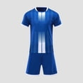 thumbnail image 1 of NAISIBABY Boys Sports Sets, Quick Drying Performance T-Shirt Basketball Shorts Athletic Outfits 2-Piece Blue 12T, 1 of 4