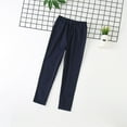 thumbnail image 1 of NAISIBABY Boys Suits Pants, Elastic Waist Solid Color Casual Kids School Uniform Pants Navy 3-4T, 1 of 4
