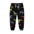thumbnail image 1 of NAISIBABY Boys Sweatpants with Pockets, Drawstring Fashion Graphic Tapered Athletic Jogger Pants Multicolor 7T, 1 of 2