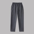 thumbnail image 1 of NAISIBABY Boys Sweatpants with Pockets, Straight Leg Elastic Waist Loose Cotton Casual Sports Pants Dark Gray 12T, 1 of 3