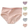 thumbnail image 1 of NAISIBABY Brief for Girls, Breathable Super Soft Stretch Cotton Underwear Pink 9-16T, 1 of 4