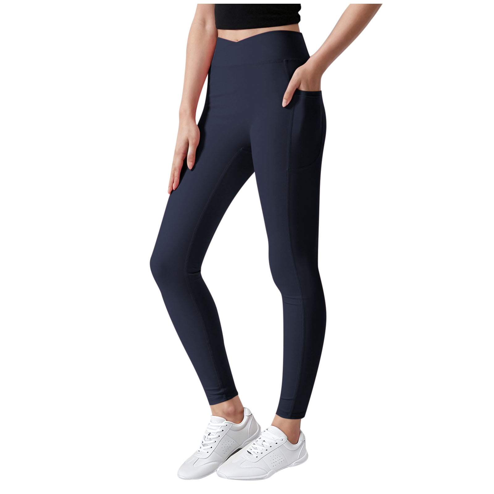 Leggings Sportivi DIM Relax & Go – Vita Alta, Nero, Taglia S – Morbidi A Coste