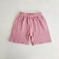 thumbnail image 1 of NAISIBABY Girls Boys Shorts, Elastic Waist Lightweight Soft Comfy Cotton Casual Shorts Pink 4-6T, 1 of 3