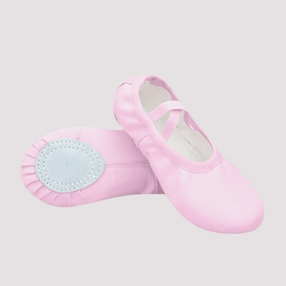NAISIBABY Girls Dance Shoes, Split Sole Soft Fitness Non-slip Yoga Ballet Flat Shoes Pink