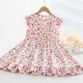thumbnail image 1 of NAISIBABY Girls Floral Dress, Sleeveless Casual Cute Ruffles Summer Flowy Dress White 8-9T, 1 of 1