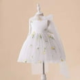 thumbnail image 1 of NAISIBABY Girls Formal Pageant Dress, Sleeveless Floral Embroidery Mesh Wedding Birthday Princess Dress White 80, 1 of 9