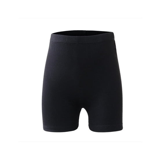 NAISIBABY Girls Safety Legging Panties, Breathable Stretchy Seamless Kids Comfy Cotton Underwear Black 6-7T