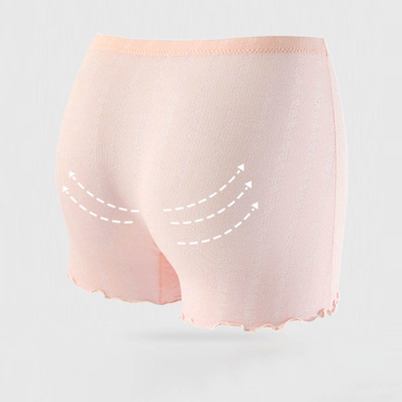 NAISIBABY Girls Safety Legging Panties, Seamless Stretchy Breathable Comfy Underwear for Kids Pink 16-18T