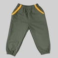 thumbnail image 1 of NAISIBABY Girls Sweatpants, Active Fit Elastic Waist Cotton Prints with Pockets Casual Jogger Pants Army Green 9T, 1 of 4