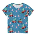 thumbnail image 1 of NAISIBABY Girls T-Shirt, Causal Crew Neck Short Sleeve Kids Summer Graphic Top Multicolor 3-14T, 1 of 5