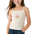 thumbnail image 1 of NAISIBABY Girls Tank Tops (1-10T), Cotton Ribbed Soft Summer Comfy Kids Cami Undershirt Beige Size 6, 1 of 4