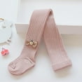 thumbnail image 1 of NAISIBABY Girls Tights, Cotton Stretch Pantyhose High Waist Cute Bowknot Leggings Pants Socks Pink 4T, 1 of 6