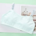 thumbnail image 1 of NAISIBABY Girls Training Bras, Strech Adjustable Strap Comfortable Bralette for Teens Mint Green 16-17T (L), 1 of 5