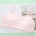 thumbnail image 1 of NAISIBABY Girls Training Bras, Strech Adjustable Strap Comfortable Bralette for Teens Pink 16-17T (L), 1 of 5