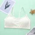 thumbnail image 1 of NAISIBABY Girls Training Bras, Strech Seamless Comfortable Cotton Bralette Yellow Free Size, 1 of 5