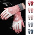 thumbnail image 1 of NAISIBABY Girls Winter Gloves, Thick Fleece-Lined Waterproof Gloves for Snow Cycling Non- Grip Outdoor Play Pink Size 4T, 1 of 8