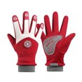 thumbnail image 1 of NAISIBABY Girls Winter Gloves, Thick Fleece-Lined Waterproof Gloves for Snow Cycling Non- Grip Outdoor Play Red Size 4T, 1 of 3