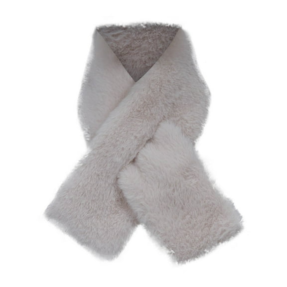 NAISIBABY Kids Boys Girls Scarf, Solid Color Keep Warm Fuzzy Winter Soft Scarf Beige Free Size