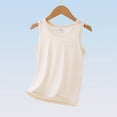 thumbnail image 1 of NAISIBABY Kids Boys Girls Tank Tops, Lightweight Super Soft Breathable Summer Cotton Undershirts Beige 5-6T, 1 of 6