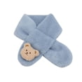 thumbnail image 1 of NAISIBABY Kids Winter Scarf, Fuzzy Solid Color Thicken Warm Supersoft Scarf for Children Light Blue Free Size, 1 of 3