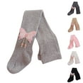 thumbnail image 1 of NAISIBABY Little and Big Girls Pantyhose 12T, Fall Winter Cotton Stretch High Waist Uniform Dance Leggings Tights Gray(1-12T), 1 of 3