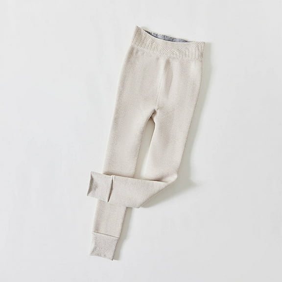 NAISIBABY Little and Big Girls Tights, Dance Dress High Waist Slim Stretch Winter Pantyhose Leggings Khaki 12T