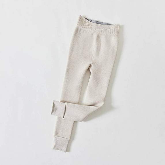 NAISIBABY Little and Big Girls Tights, High Waist Dance Dress Slim Stretch Winter Pantyhose Leggings Khaki 3T