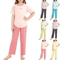 thumbnail image 1 of NAISIBABY Outfit Sets for Girls, Long Sleeve Tops and Pants 2-Piece Home Clothes Gray Size 3T, 1 of 5