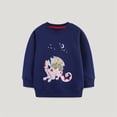 thumbnail image 1 of NAISIBABY Pullover Sweatshirt for Boys, Round Neck Long Sleeve Fashion Dinosaur Casual Daily Cotton Tops Blue 5-6T, 1 of 1