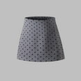 thumbnail image 1 of NAISIBABY Skirt for Girls 10-12T, High Waist Polka Dot A-line Fashion School Uniform Skirt Gray(4-14T), 1 of 7