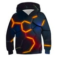 thumbnail image 1 of NAISIBABY Toddler Boys Hoodie, Long Sleeve Loose Casual Colorful Prints Kids Fall Winter Pullover Sweatshirt Orange 4-5T, 1 of 3