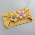 thumbnail image 1 of NAISIBABY Toddler Girls Headbands, Stretch Solid Color Sunflower Cute Headwarps Yellow Free Size, 1 of 3