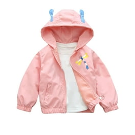 Hoodie Cute Windbreakers Pink QWEEK Harajuku Kawaii Pink Zip Up