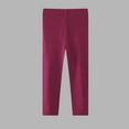 thumbnail image 1 of NAISIBABY Toddler Girls Leggings, Stretch Soft Solid Color High Waist Cotton Basic Tight Pants Hot Pink 3T, 1 of 4