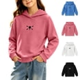 thumbnail image 1 of NAISIBABY Toddler Girls Sweatshirt – Soft Long-Sleeve Everyday Pullover Tops Pink Size 5T, 1 of 5