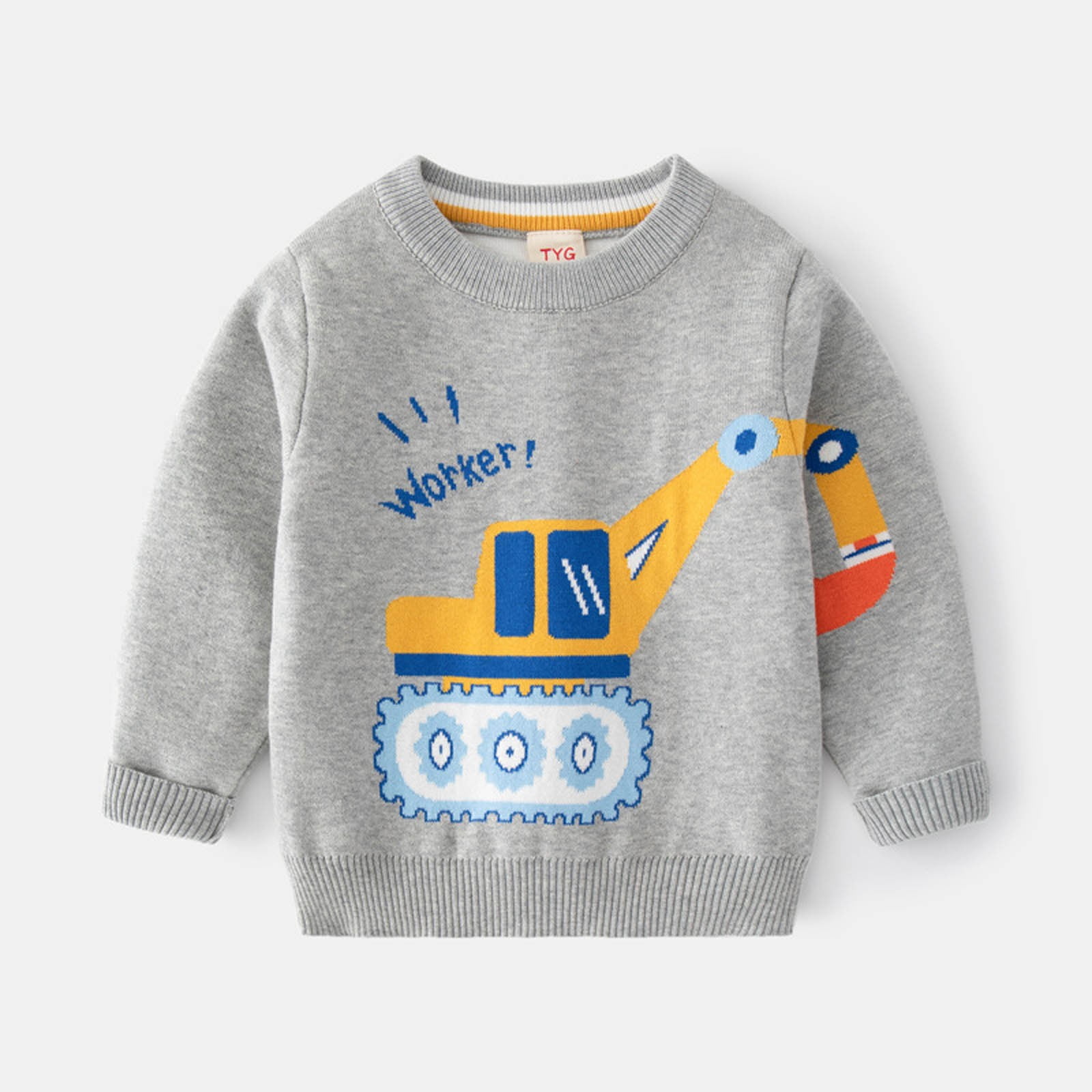 Noppies Baby Boys Sweater Troup Long Sleeve, Pullover Bimbo 0-24, Black Iris - P554