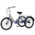 thumbnail image 1 of NAIZEA Adult Tricycles 20 Inch 3 Wheel 7 Speed Bikes Three-Wheeled Bicycles Cruise Trike with Shopping Basket, 1 of 10