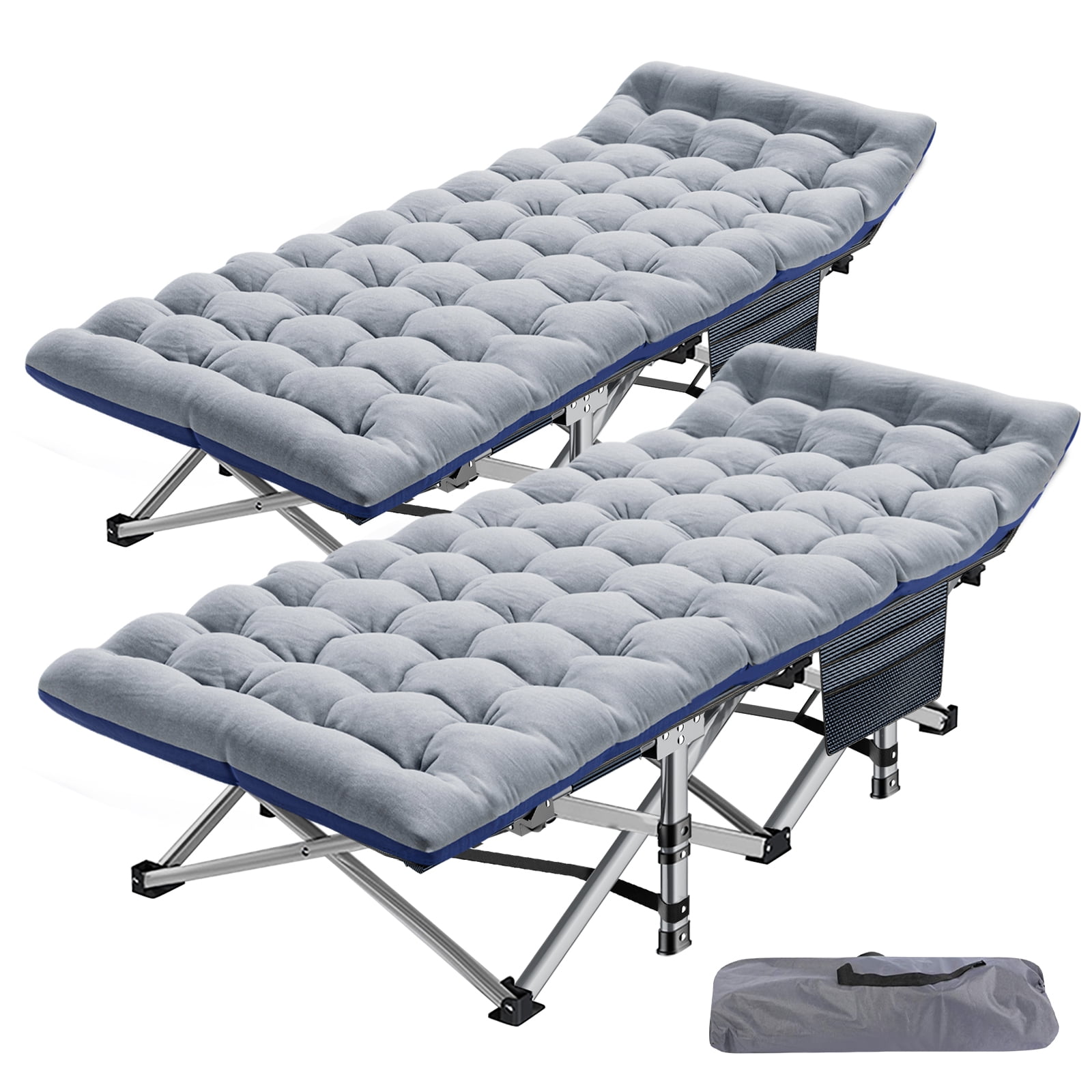 NAIZEA Camping Cot, Portable Folding Cots for Adults, Heavy Duty