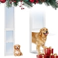 thumbnail image 1 of NAIZEA Dog Door for Sliding Glass Door, Adjustable Height 80.7''-86.5'' Doggy Door for Sliding Door, Insert Patio Pet Door with Lock for Renters and Apartments (Large-Tall), 1 of 10
