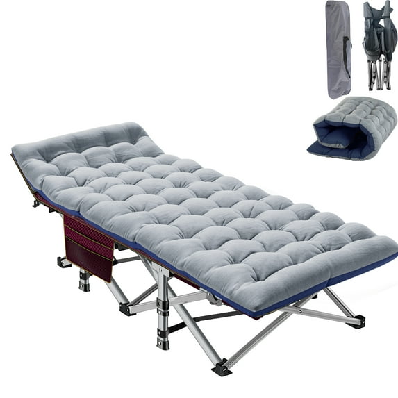 NAIZEA Folding Bed for Adult, Portable Camping Bed, Folding Sleeping Bed,camping cot with Mattress and Carrying Bag