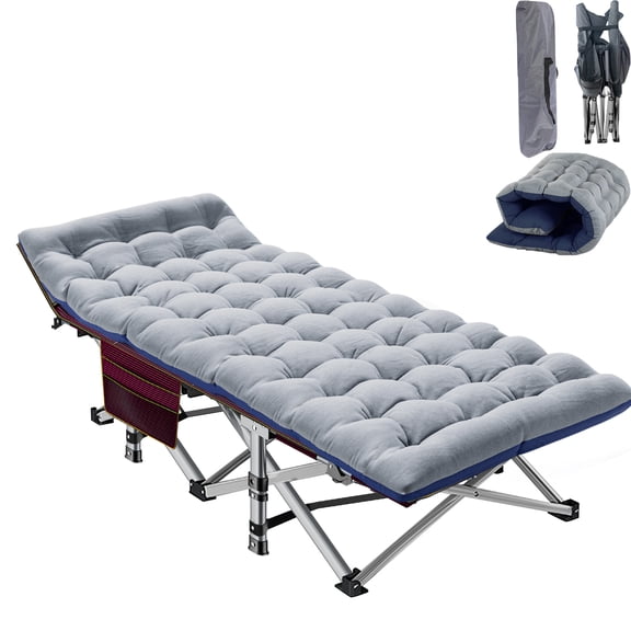 NAIZEA Folding Bed for Adult, Portable Camping Bed, Folding Sleeping Bed,camping cot with Mattress and Carrying Bag