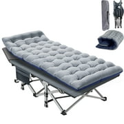 NAIZEA Folding Bed for Adult, Portable Camping Bed, Folding Sleeping Bed,camping cot with Mattress and Carrying Bag