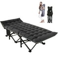 thumbnail image 1 of NAIZEA Folding Camping Bed for Adult, Heavy Duty Sleeping Cot Guest Bed, Camping Cots with Mattress and Carry Bag, 1 of 7