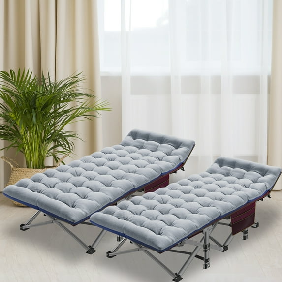 NAIZEA Folding Camping Cot for Adults, Lounge Chair,Portable travel cot