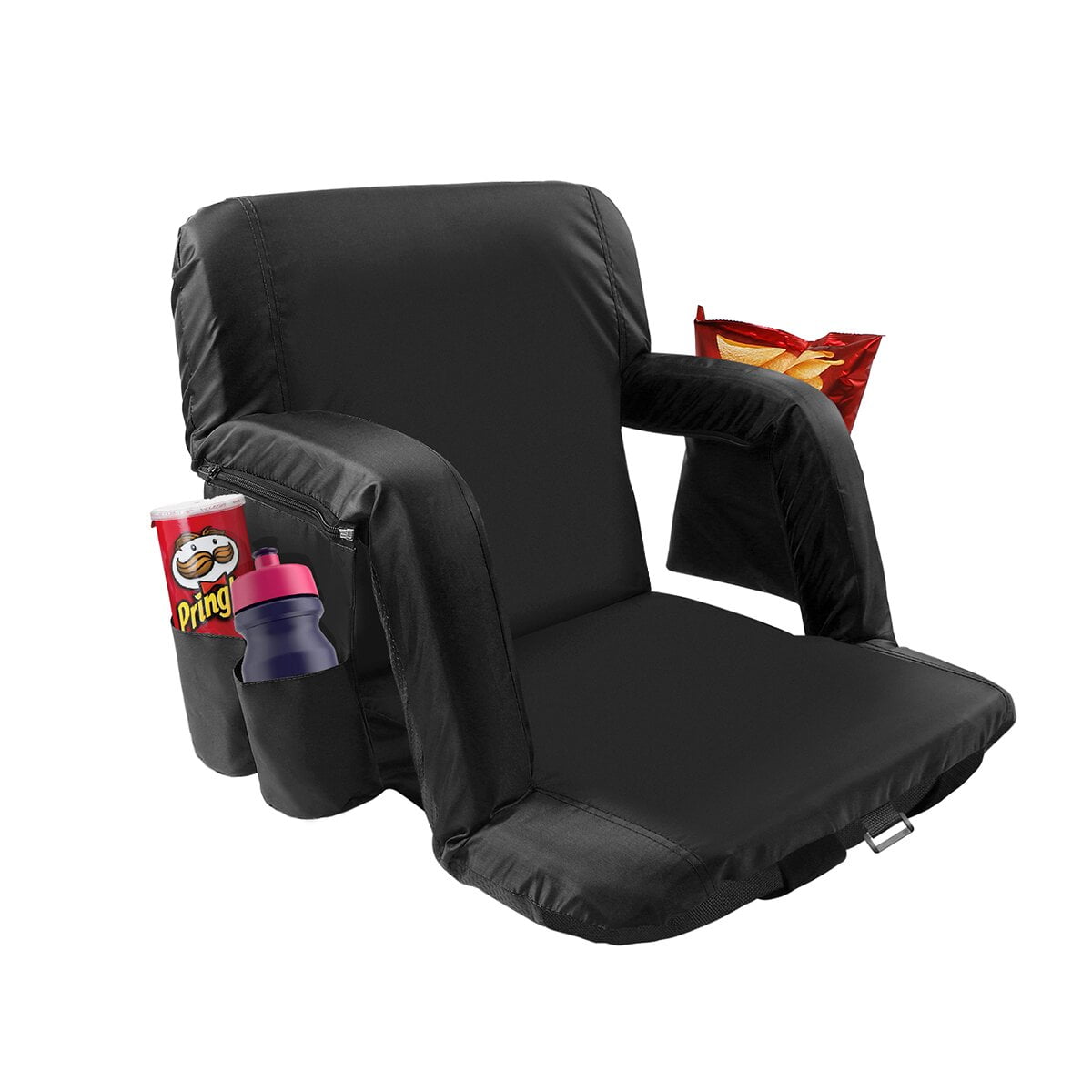 NAIZEA Folding Stadium Seat with Backrest Support, Portable Bleacher