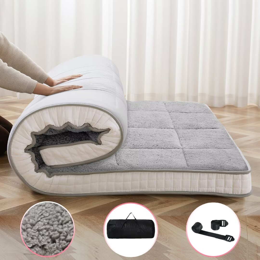 NAIZEA Japanese Floor Mattress, Upgraded Extra Thick Futon Mattress