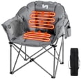 thumbnail image 1 of NAIZEA Outdoor Heated Chair - Heated Camping Chair,Oversized Heated Chairs, Outdoor Sports Chair, Folding Chair for Patio, Outdoor Travel Wide&Thick Padding, 1 of 7